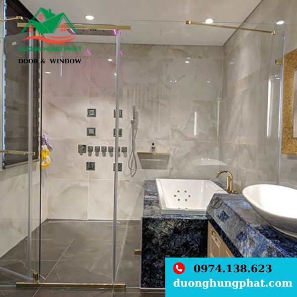 Dịch vụ thi công phòng tắm kính trọn gói Quận 12